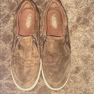 Ralph Lauren Brown Suede Shoes